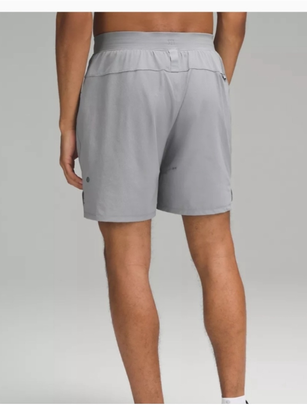 Lululemon License to Train Linerless Short 7” Rhino Grey Size Large - Picture 6 of 16